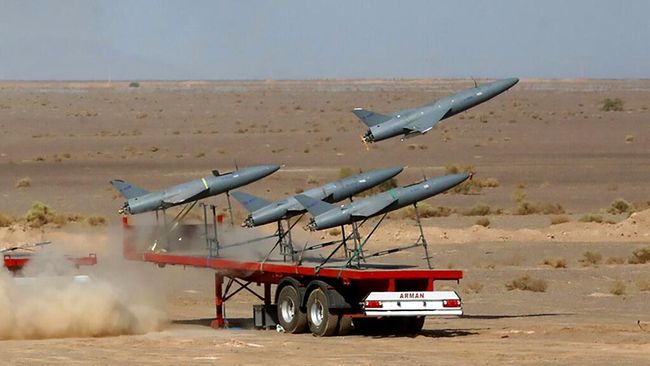 balas-serangan-israel-iran-kirim-100-drone